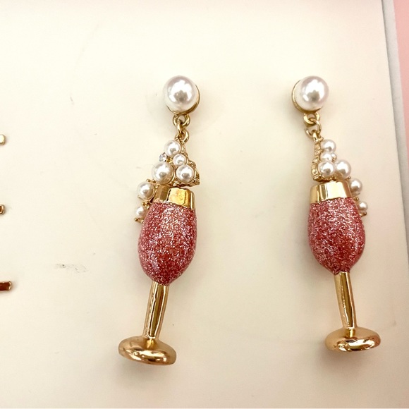 Betsey Johnson Champagne Martini Set NWT - Picture 3 of 7